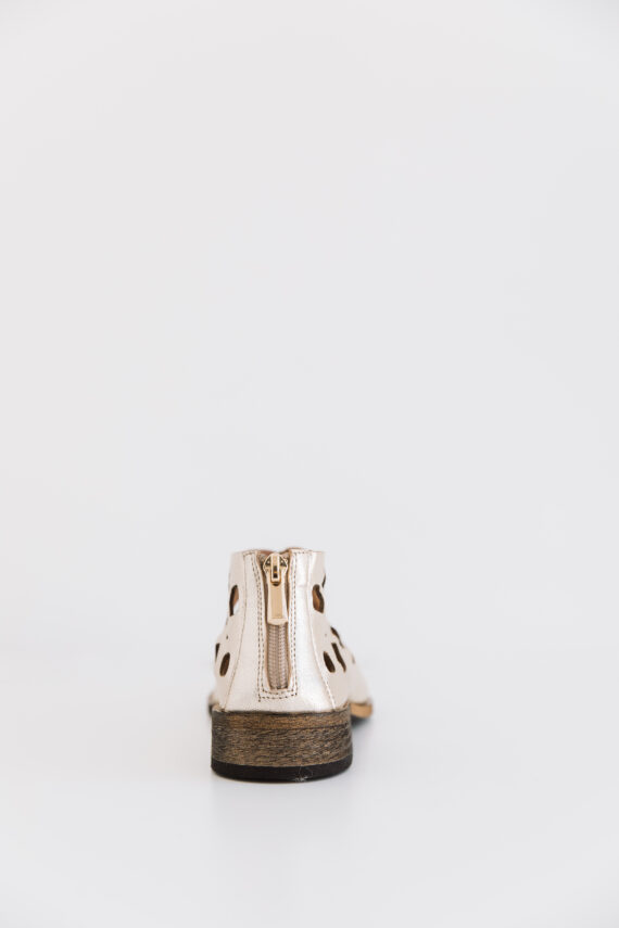 Pallas Greek Shoes Champagne