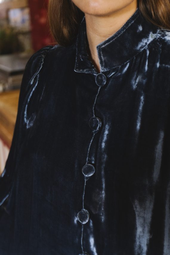Pallas Marfa Velvet Set Blue