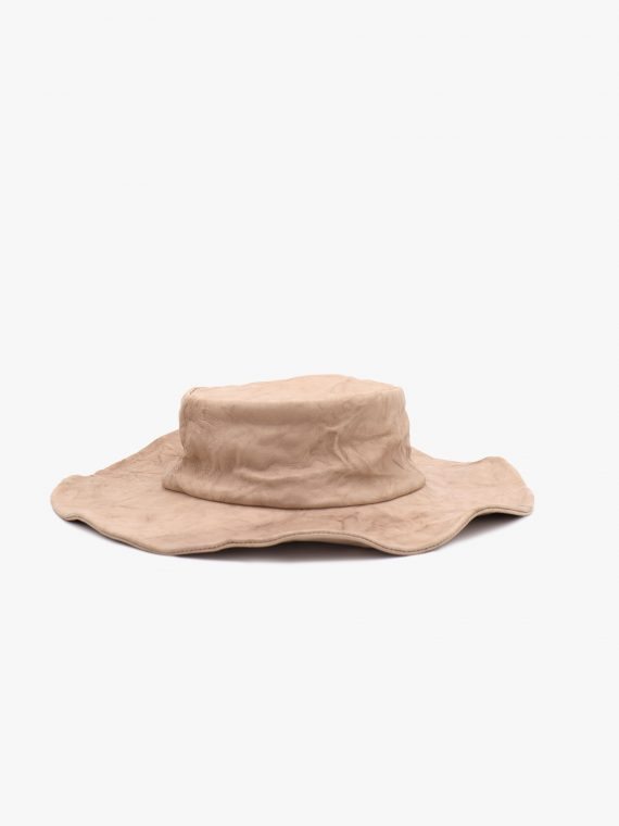 pallas Nude Leather Hat
