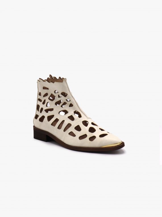 Pallas Off White Greek Boots