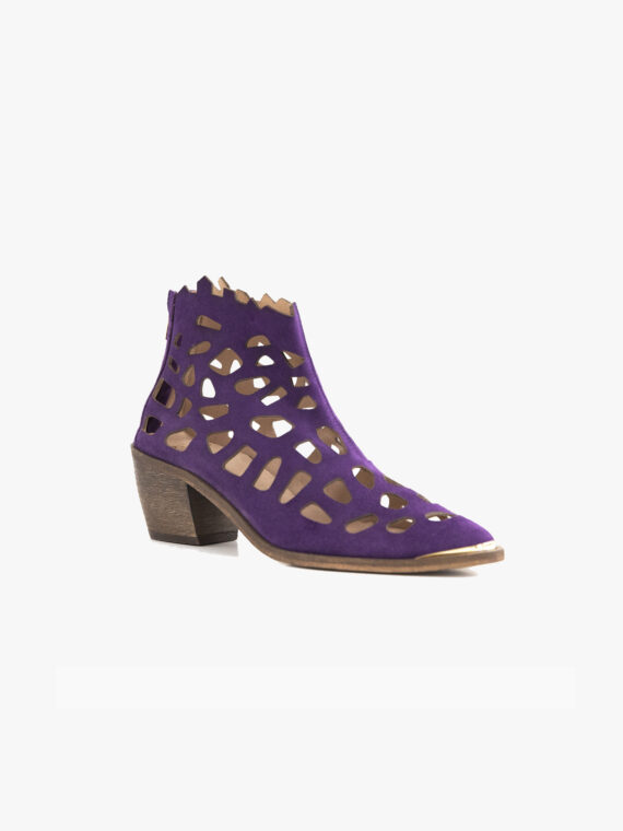 Pallas Purple High Greek Boots