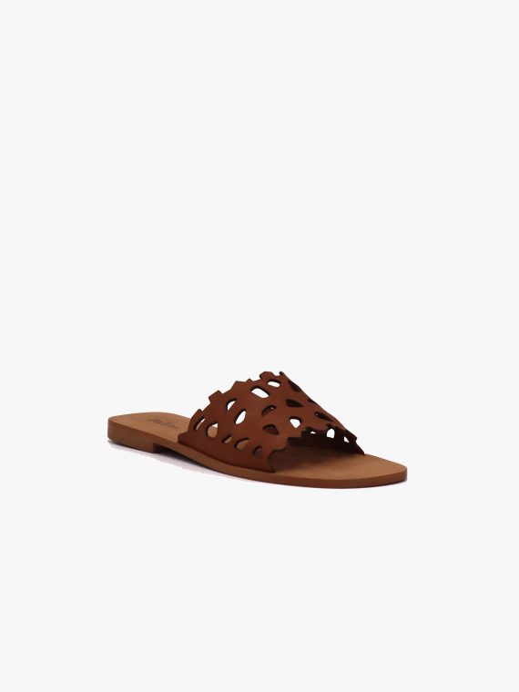 Pallas Tan Greek Slippers