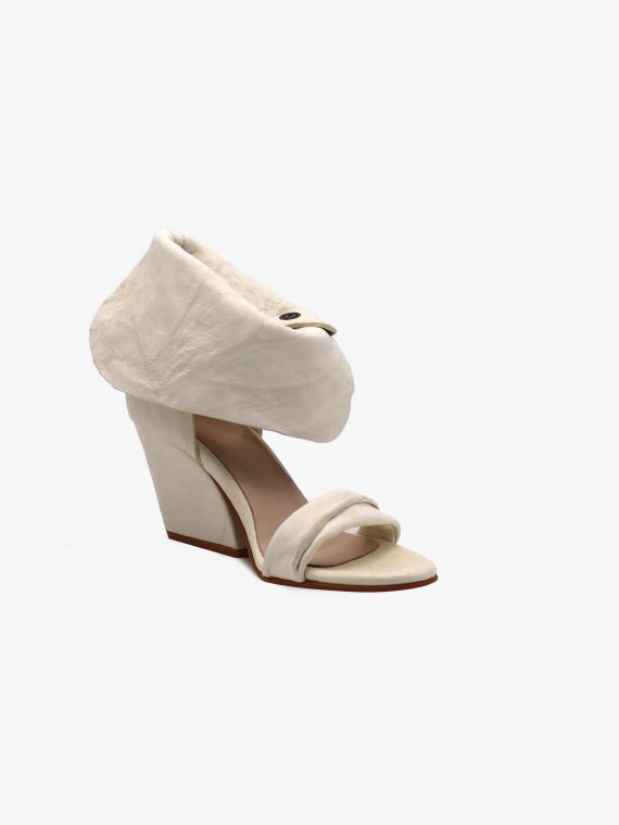 Pallas Texture Sandals White