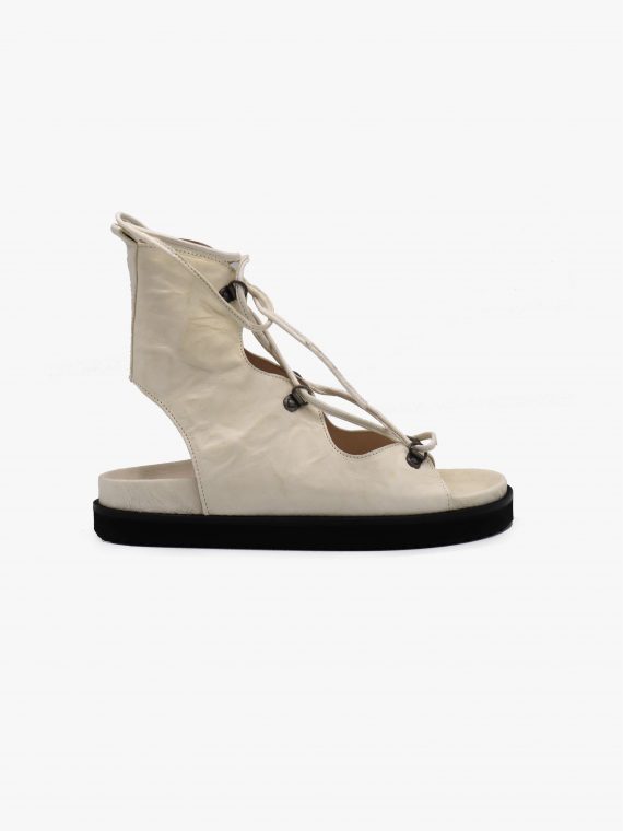 pallas Tied Sandal White