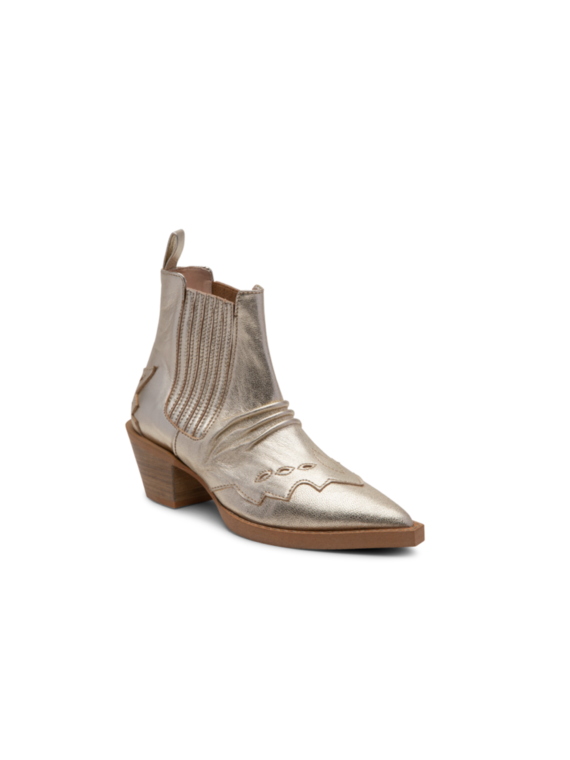 Pallas West Texture Champagne Boots