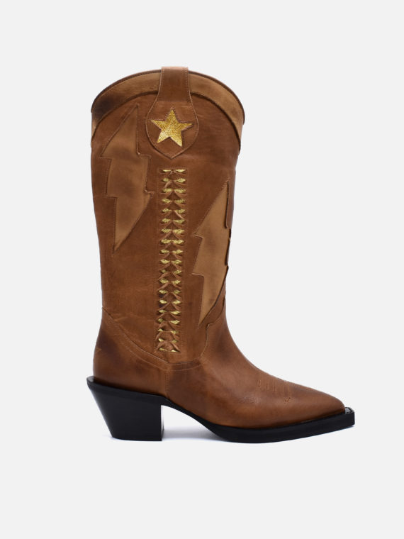 pallas West Ziggy Boots Tan