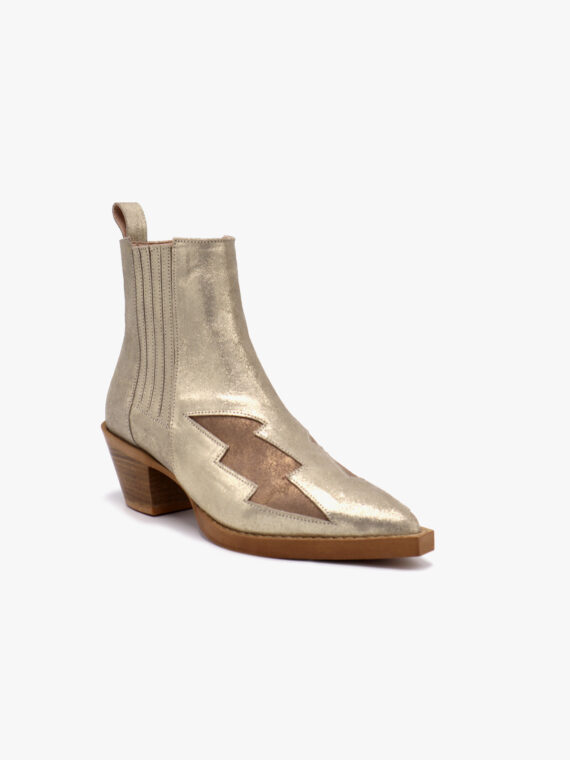 Pallas Ziggy Boots Silver