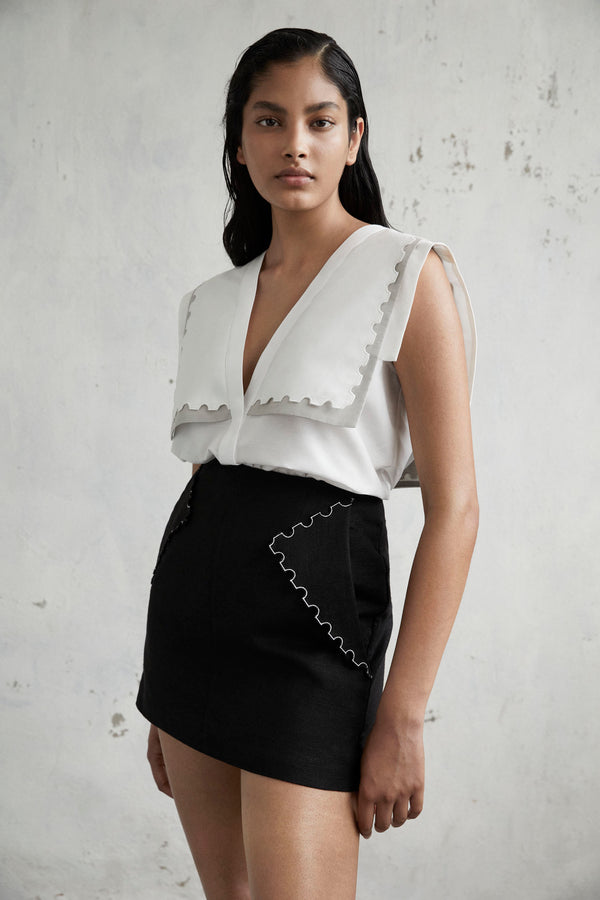 palma martîn Francobollo Sleeveless Blouse