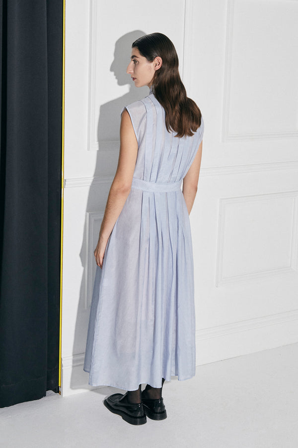 Palma Martîn Luna Pleated Shirt Dress