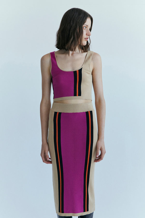 Palma Martîn Salerno Knitted Pencil Skirt