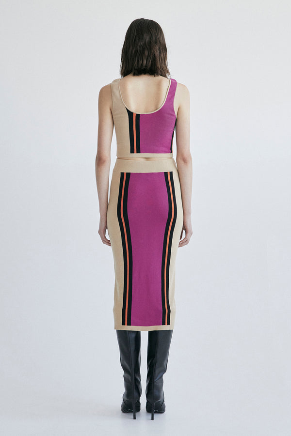 Palma Martîn Salerno Knitted Pencil Skirt