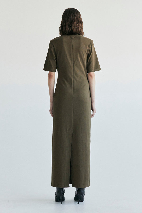 Palma Martîn Strada Maxi T-shirt Dress - Olive Gray