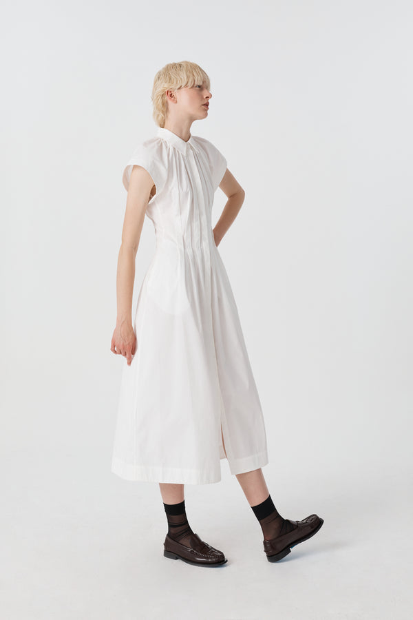 Palma Martîn Unchartered Pleated Dress - Ivory