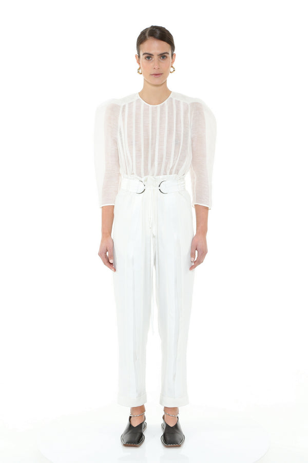 palma martîn Unsheathed Pleated Blouse