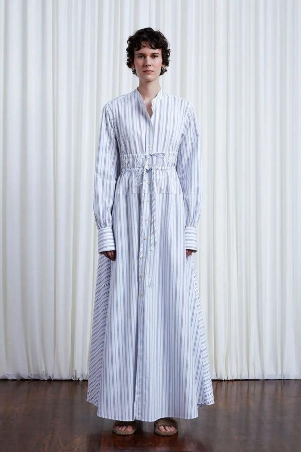 palmer harding Clarity Dress striped cotton maxi dress