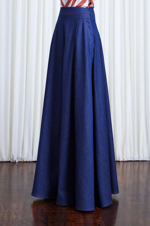 palmer harding Clarity Jeans indigo denim wide leg trousers