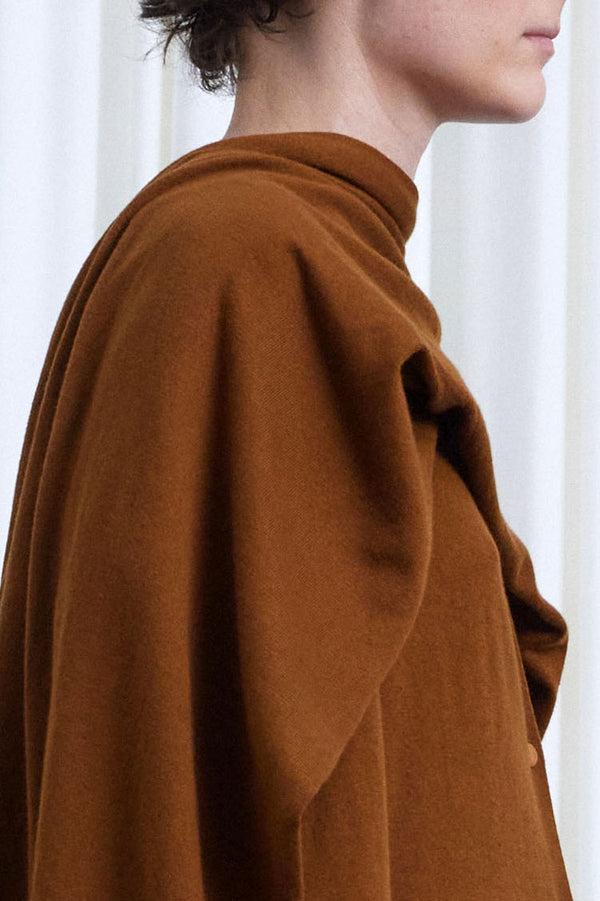 Palmer Harding In Your Arms Cardigan Tobacco Cotton Cashmere