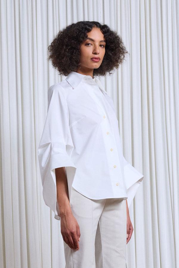 Palmer Harding Intention Shirt Pleated Sleeve Shirt