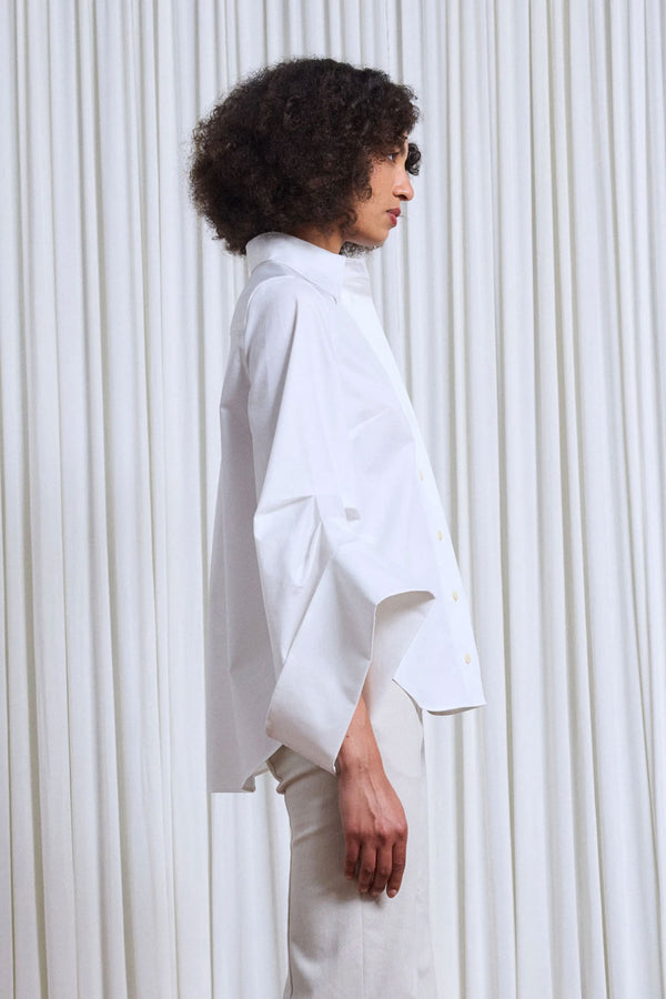 Palmer Harding Intention Shirt Pleated Sleeve Shirt