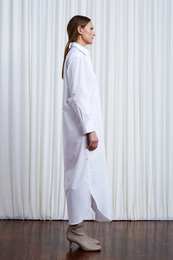 Palmer Harding Lovers Dress White Cotton Loose Fit Shirt Dress