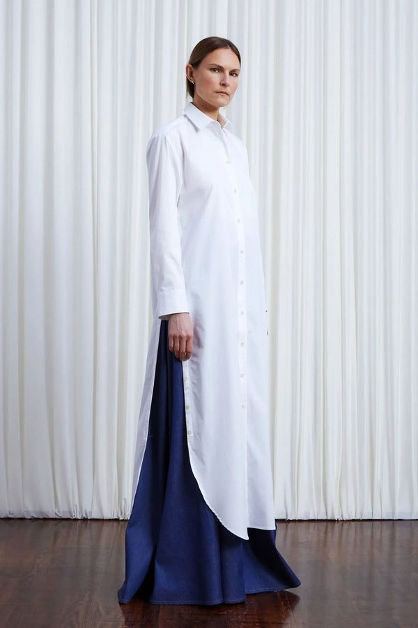 palmer harding Lovers Dress white cotton loose fit shirt dress