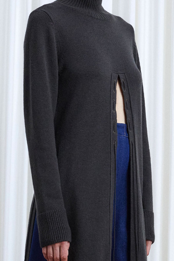 Palmer Harding Lovers Jumper Sage Green Wool Long Line Jumper