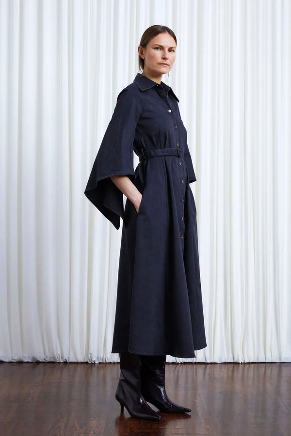Palmer Harding Devoted Dress Charcoal Denim