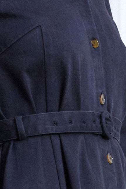 Palmer Harding Devoted Dress Charcoal Denim