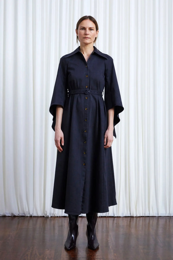 palmer harding Devoted Dress Charcoal Denim