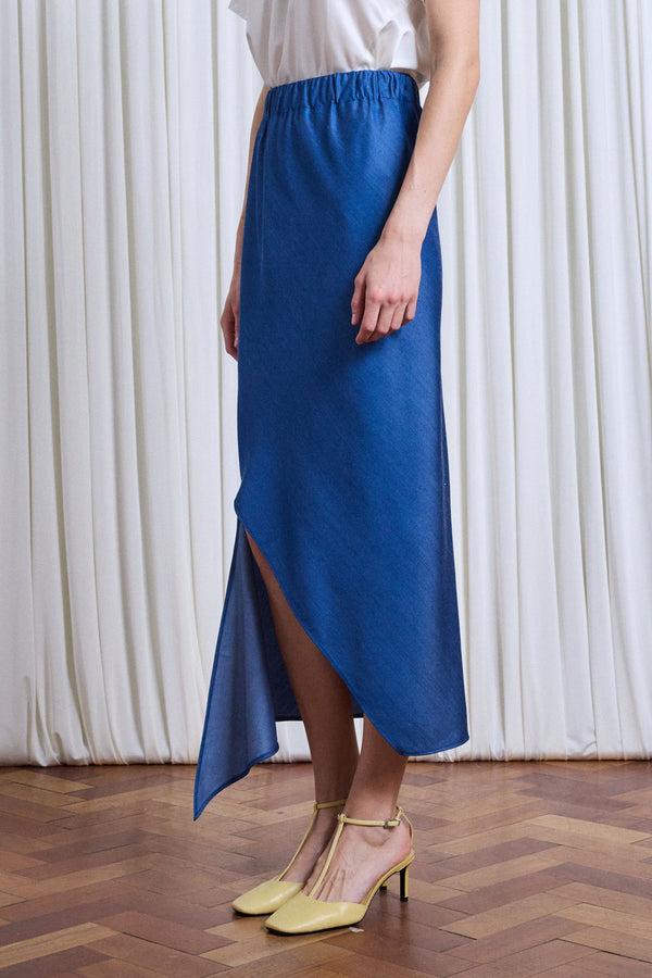 Palmer Harding Motion Skirt Denim Pencil Skirt