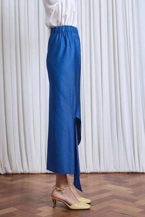 Palmer Harding Motion Skirt Denim Pencil Skirt