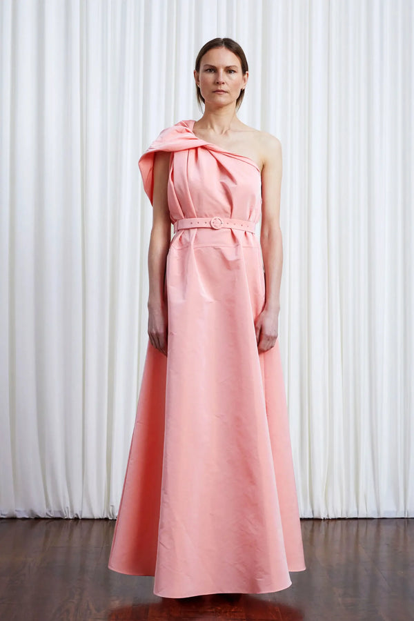 palmer harding Worries Fade Dress Pink Taffeta