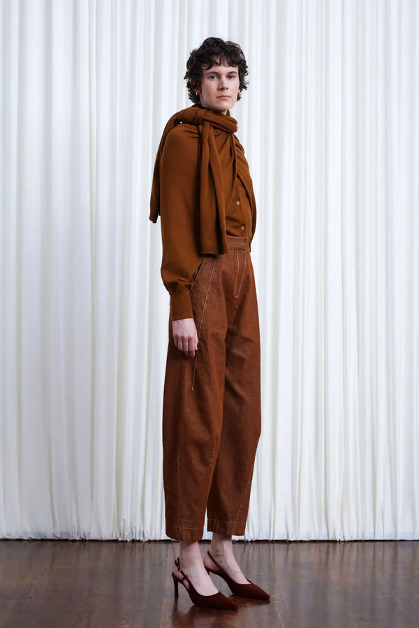 Palmer Harding Worries Fade Jeans Tobacco Denim