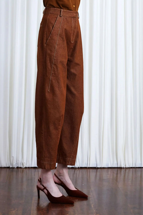 Palmer Harding Worries Fade Jeans Tobacco Denim