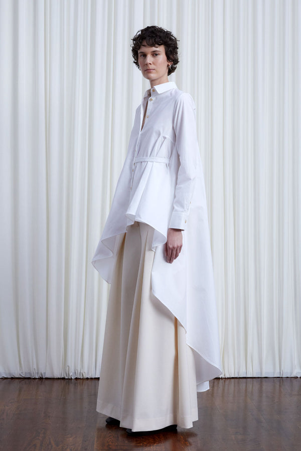 Palmer Harding Super Shirt White Cotton Long Back Shirt