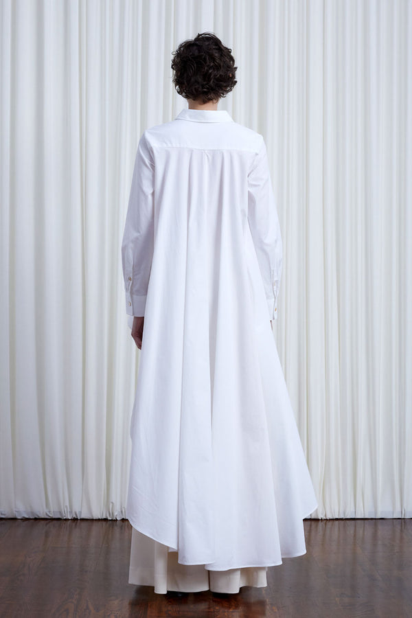 Palmer Harding Super Shirt White Cotton Long Back Shirt