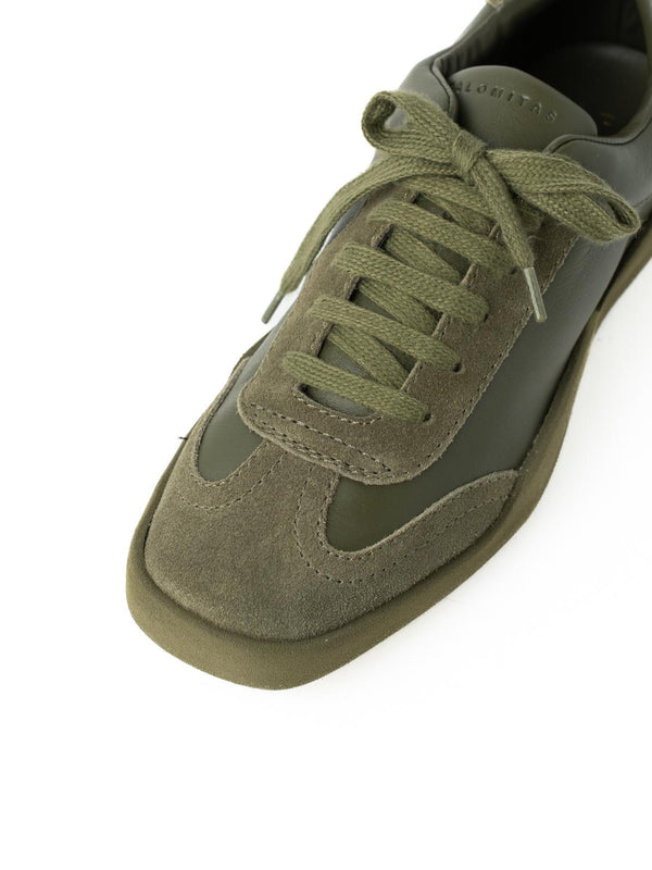 Paloma Barceló Asami Nappa Khaki Sneakers