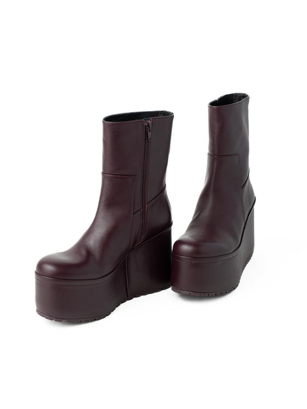 Paloma Barceló Barta Track Nappa Burgundy