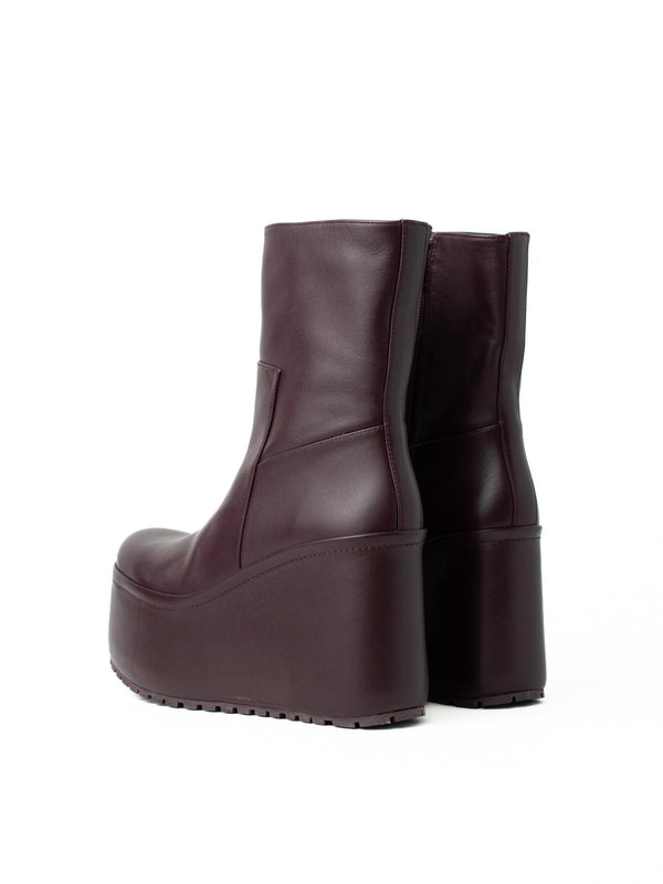 Paloma Barceló Barta Track Nappa Burgundy