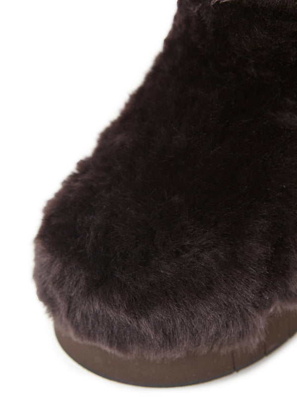 Paloma Barceló Belina Teddy Brown Ankle Boot