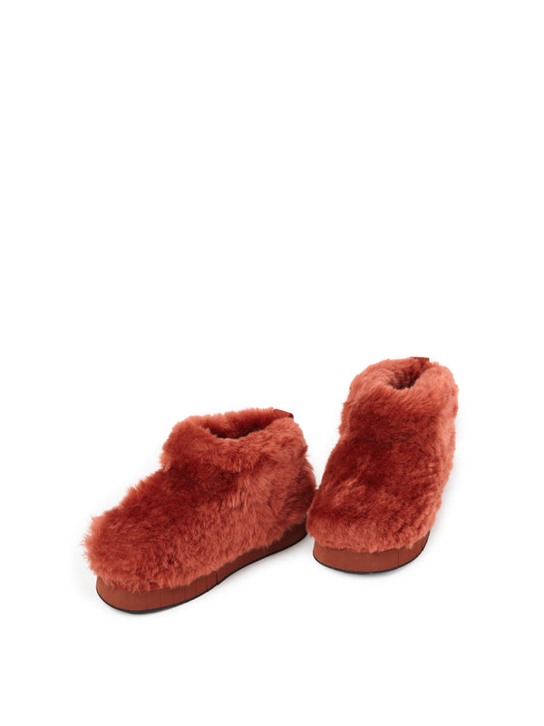 Paloma Barceló Belina Teddy Terracota Ankle Boot