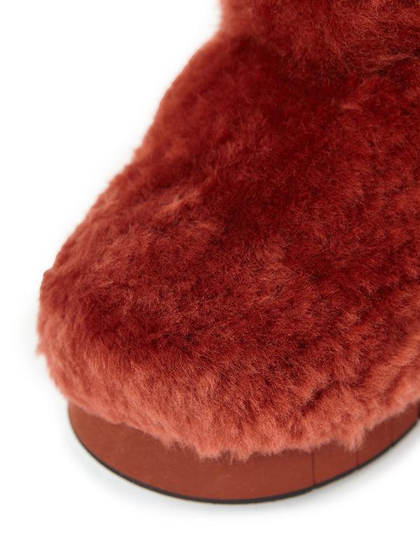 Paloma Barceló Belina Teddy Terracota Ankle Boot