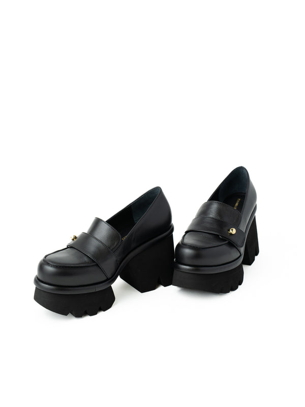 paloma Barceló Grete | Nappalux Black Loafer