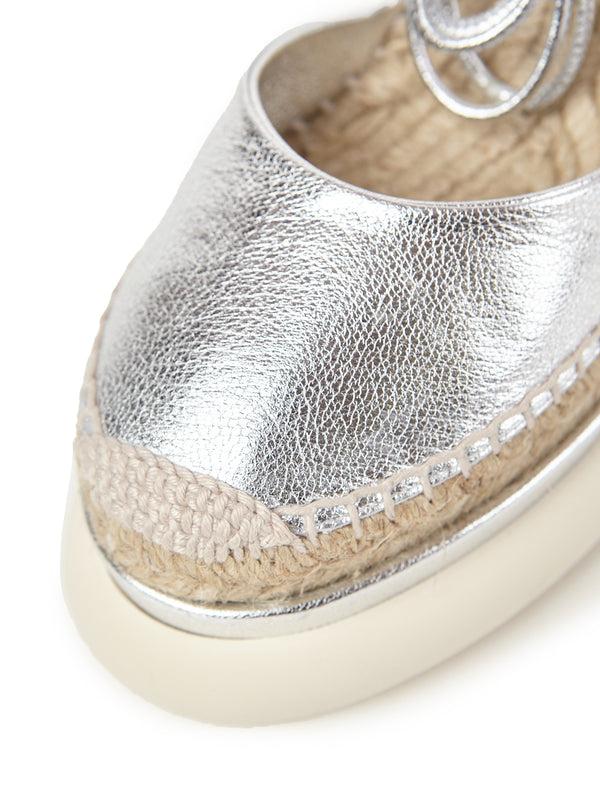 Paloma Barceló Lexi | Metallic Nappa Silver