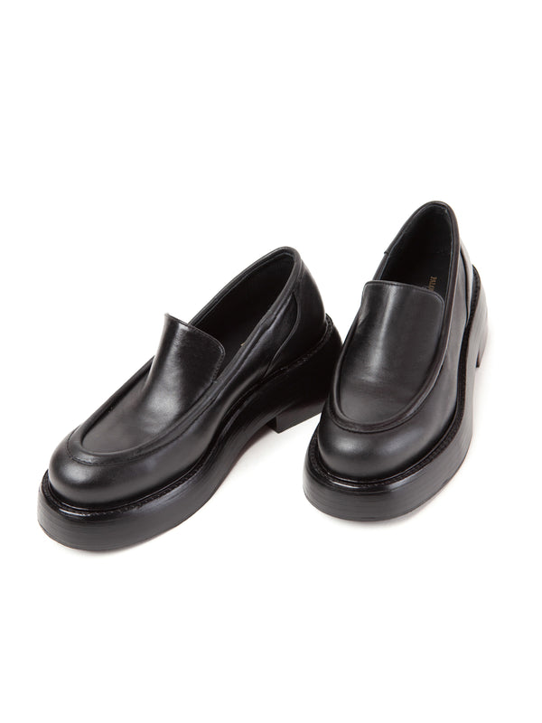 Paloma Barceló Marron Gala Black Mocasin