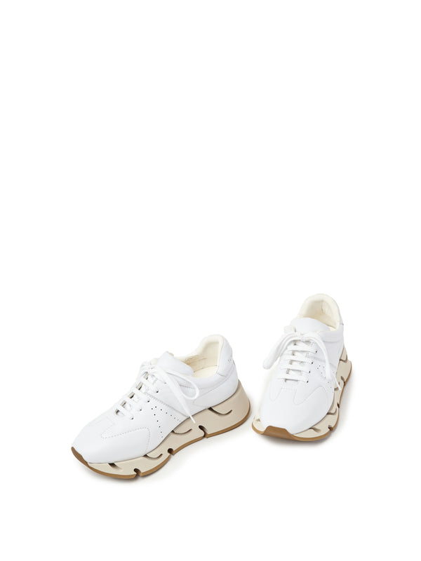 Paloma Barceló Phoebe | Nappa White Sneaker