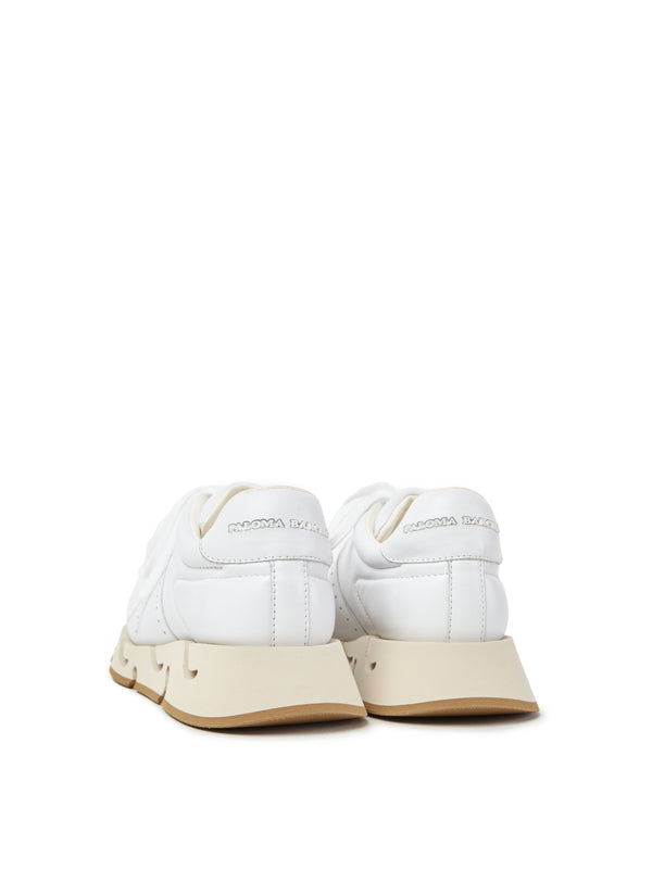 Paloma Barceló Phoebe | Nappa White Sneaker