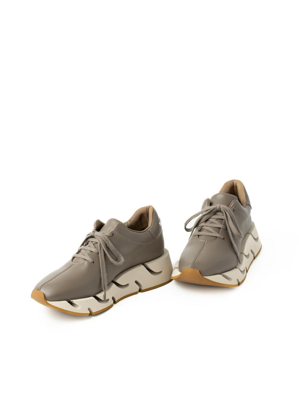 Paloma Barceló Pia Nappa Taupe Sneakers