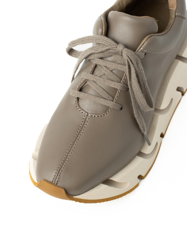 Paloma Barceló Pia Nappa Taupe Sneakers