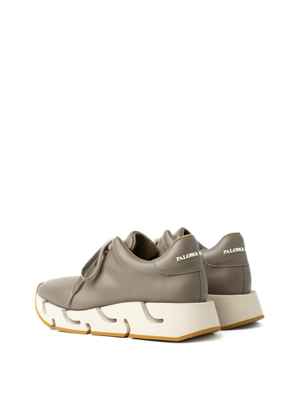 Paloma Barceló Pia Nappa Taupe Sneakers